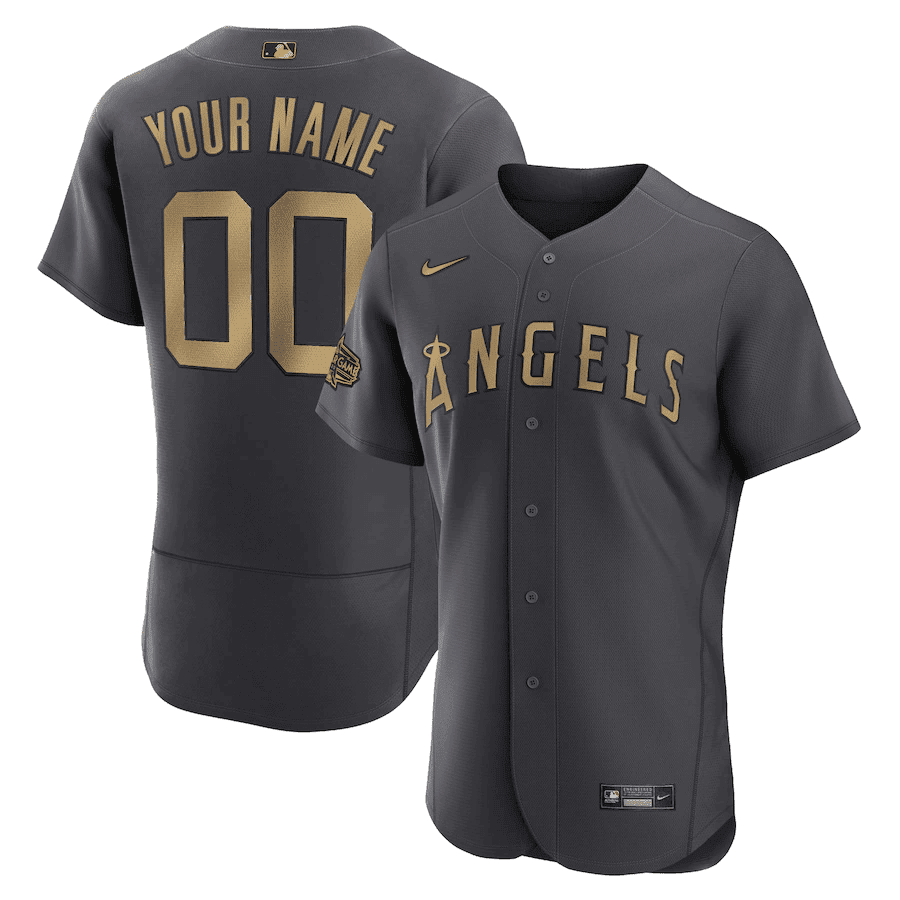 Los Angeles Angels 2022 MLB All-Star Game Black Custom Jersey – All Stitched