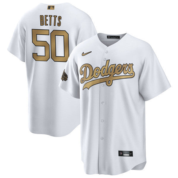 Men's Los Angeles Dodgers 2022 MLB All-Star Game Player White Jersey Collection – All Stitched
