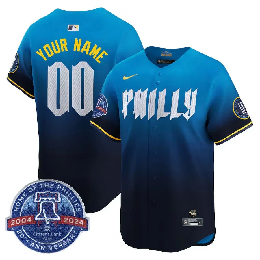 Custom Phillies 2024 City Connect Limited Player Jersey - All Stitched