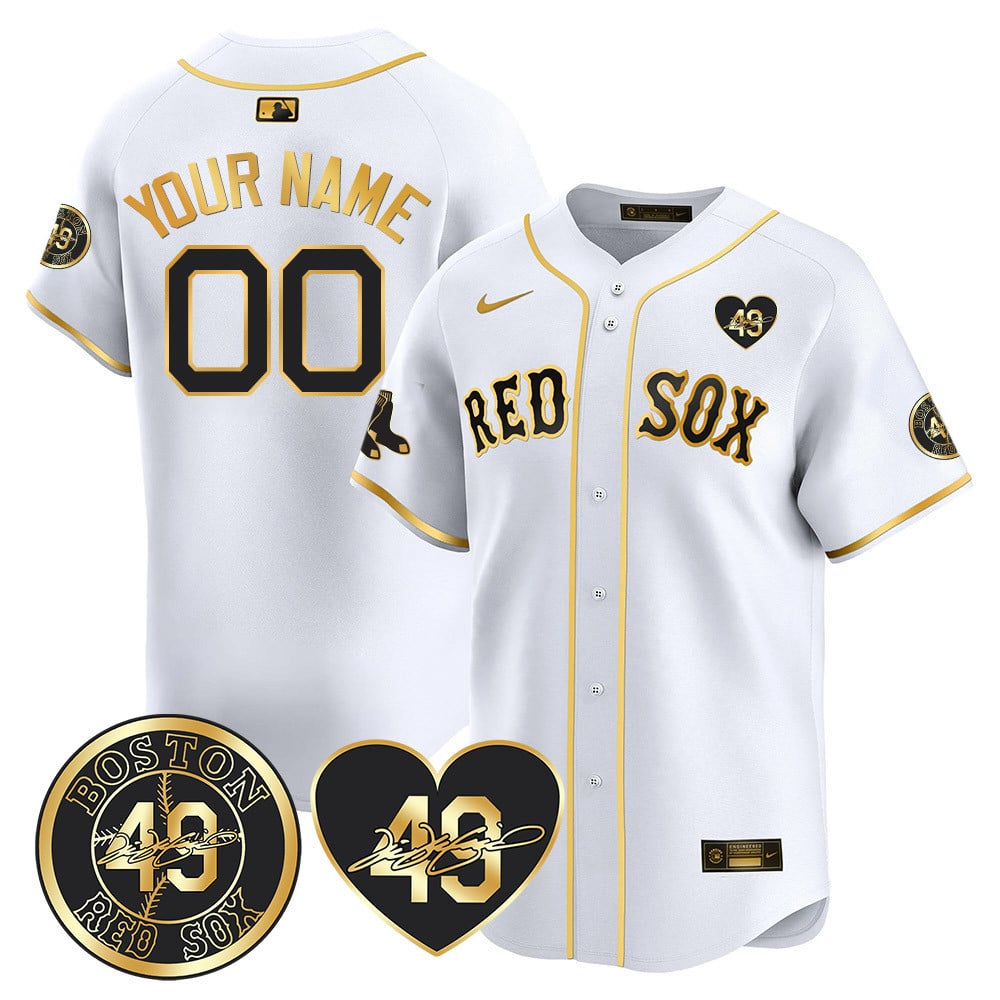 Custom Red Sox Tim Wakefield Memorial Jersey – All Stitched