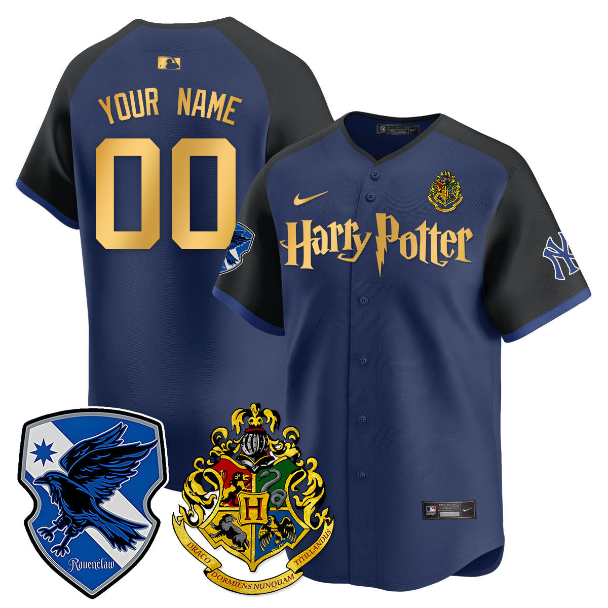 Custom Name/Gender Yankees Harry Potter 2024 Limited Jersey - All Stitched