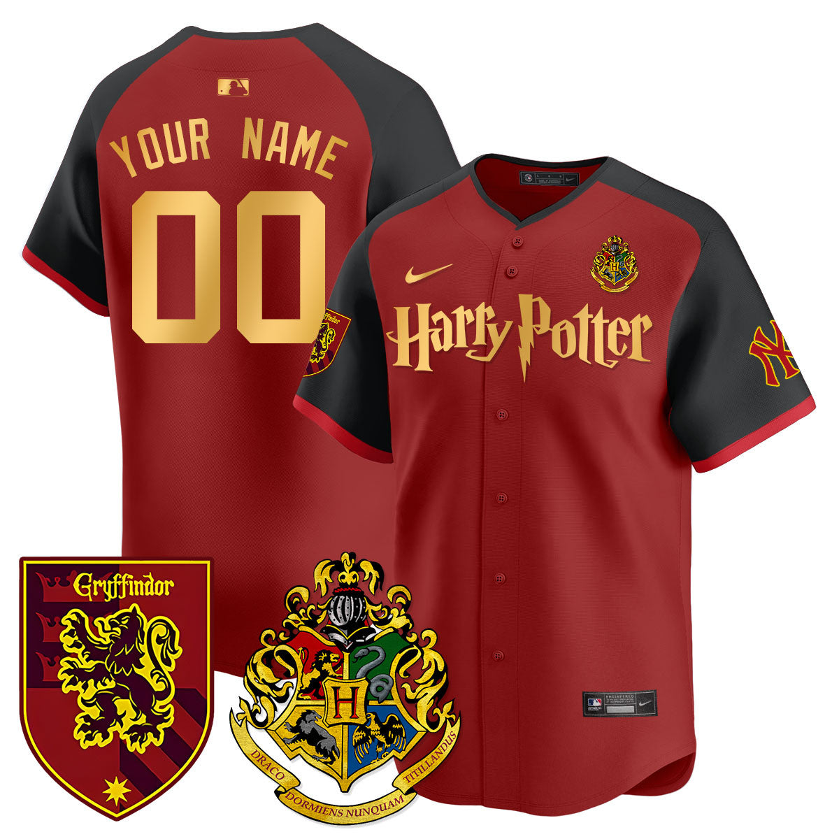 Custom Name/Gender Yankees Harry Potter 2024 Limited Jersey - All Stitched