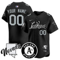 Custom Name/Gender Athletics Black Silver 2024 Jersey N1 - All Stitched