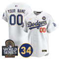 Custom Name/Gender LA Dodgers - Fernando Valenzuela Memorial Jersey/ World Series 2024 - All Stitched VTTLJ
