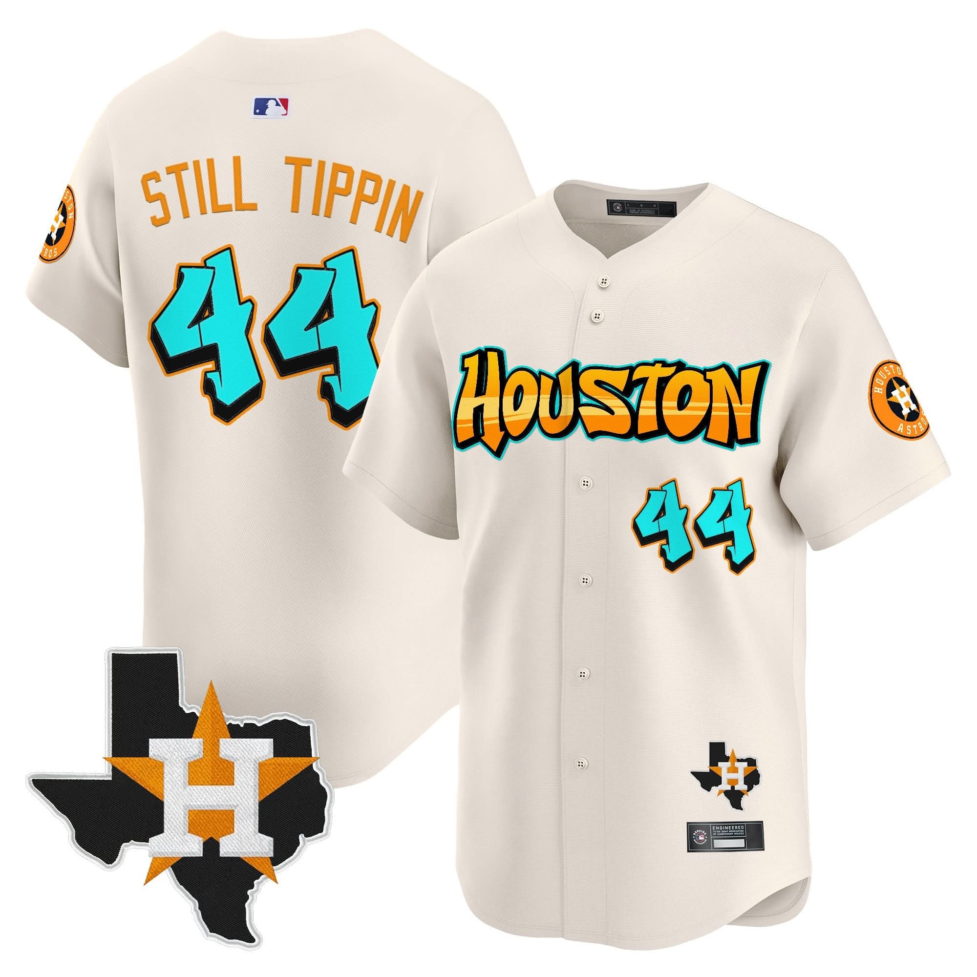 HA 'Graffiti H-Town Edition' Vapor Premier Limited Jersey - All Stitched