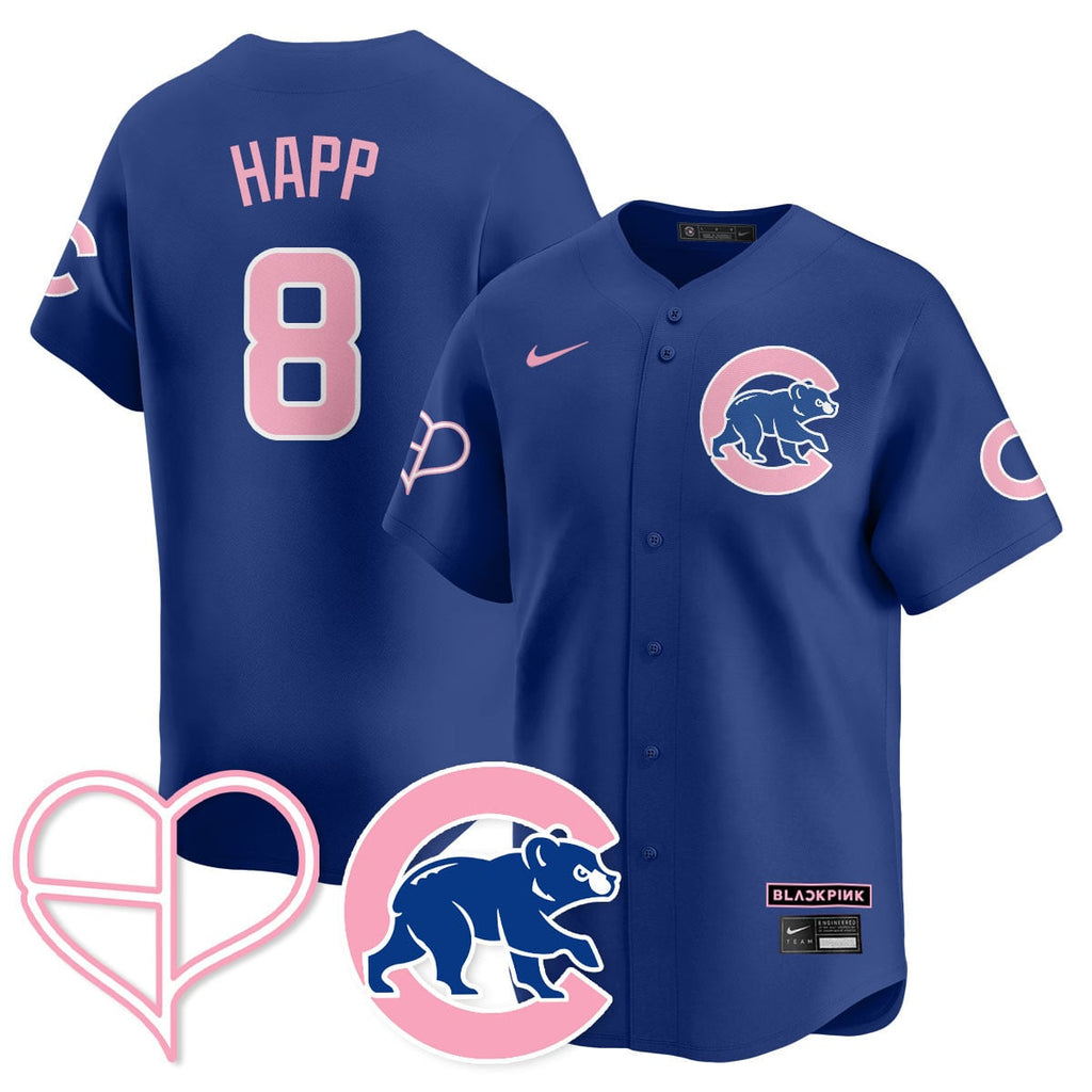 Chicago Cubs BLΛƆKPIИK 2025 Limited Custom Jersey - All Stitched
