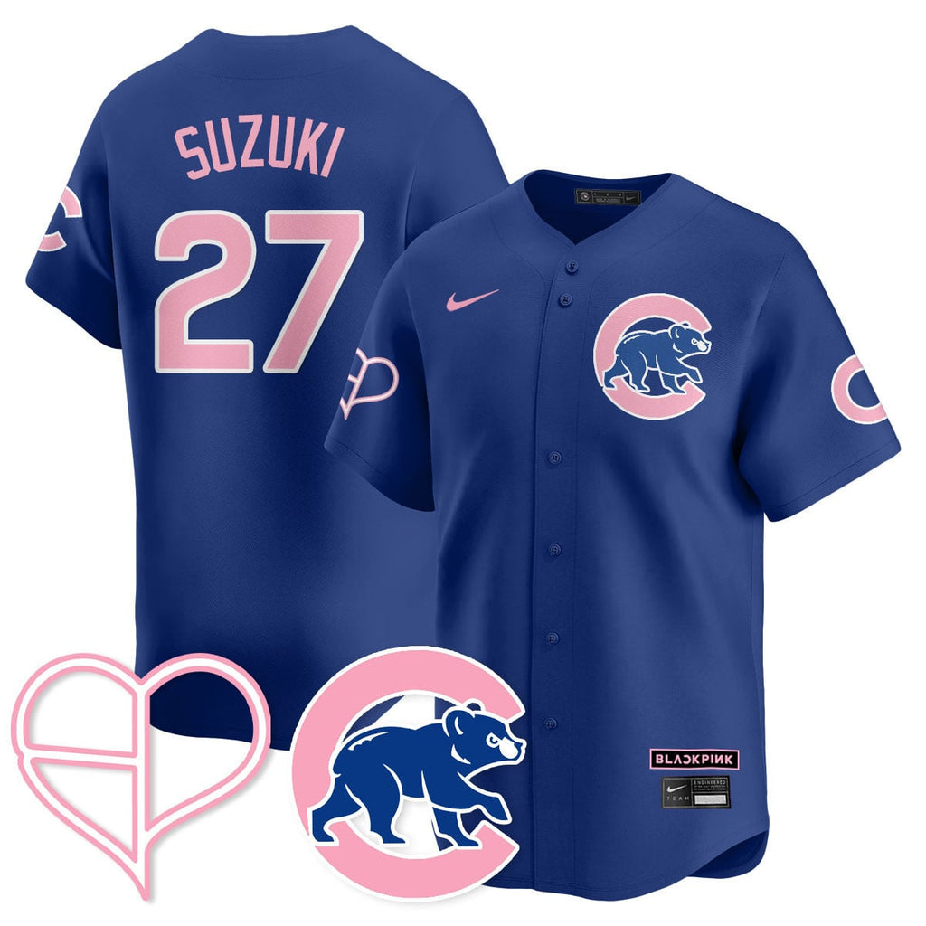 Chicago Cubs BLΛƆKPIИK 2025 Limited Custom Jersey - All Stitched