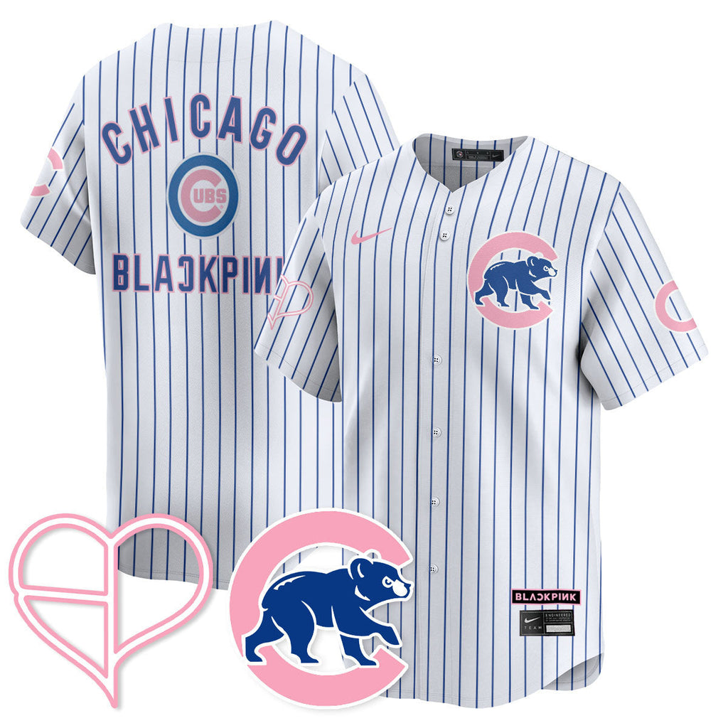Chicago Cubs BLΛƆKPIИK 2025 Limited Custom Jersey - All Stitched