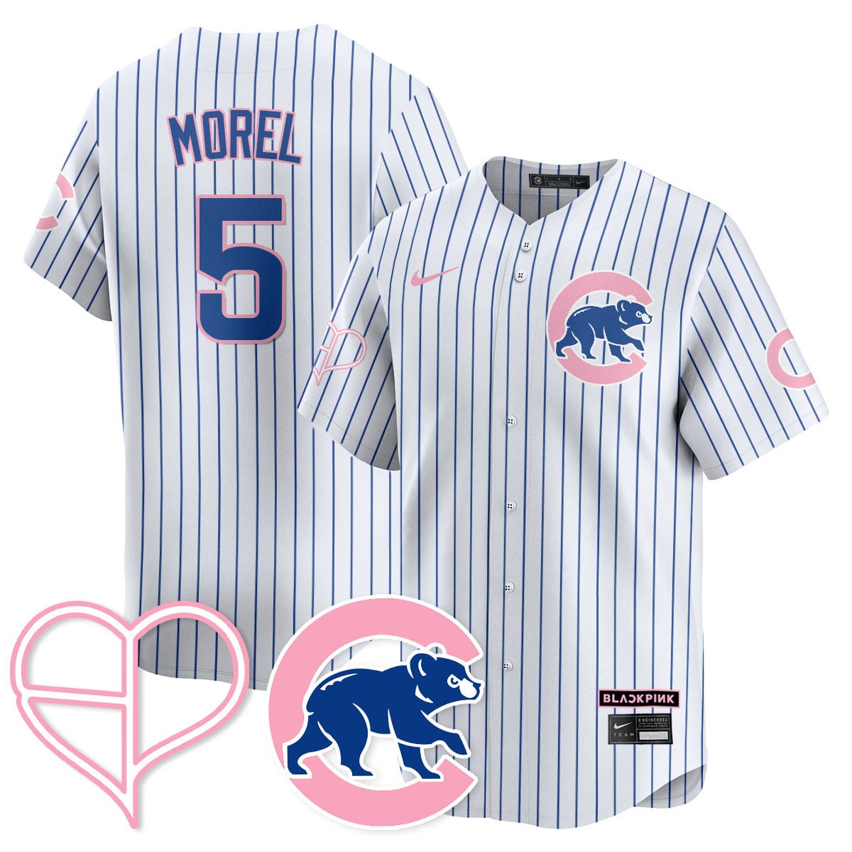 Chicago Cubs BLΛƆKPIИK 2025 Limited Custom Jersey - All Stitched