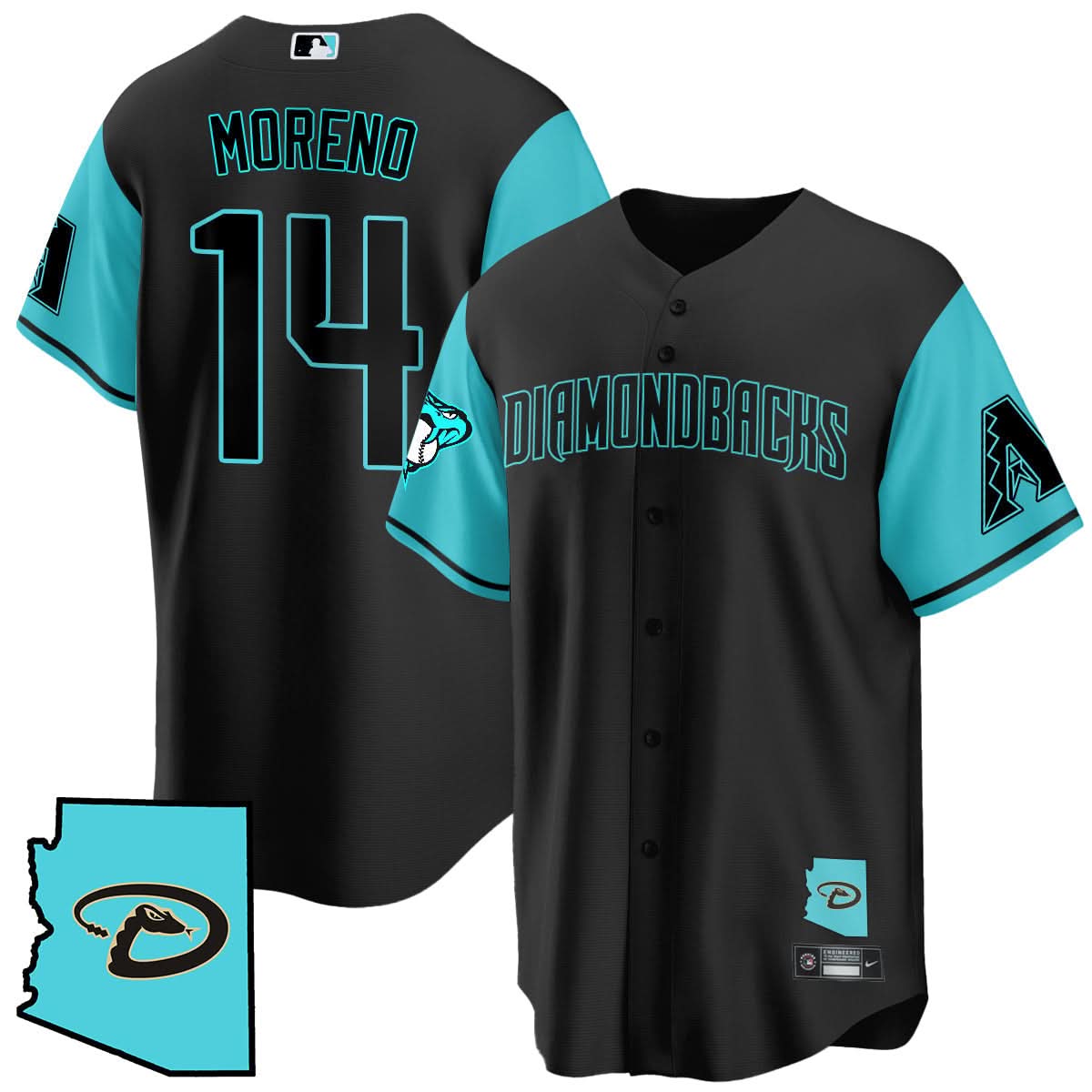 AD Black Alternate Limited Jersey - All Stitched