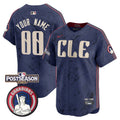 Cleveland Guardians 2024 Postseason Patch City Connect Vapor Premier Limited Custom Jersey - All Stitched
