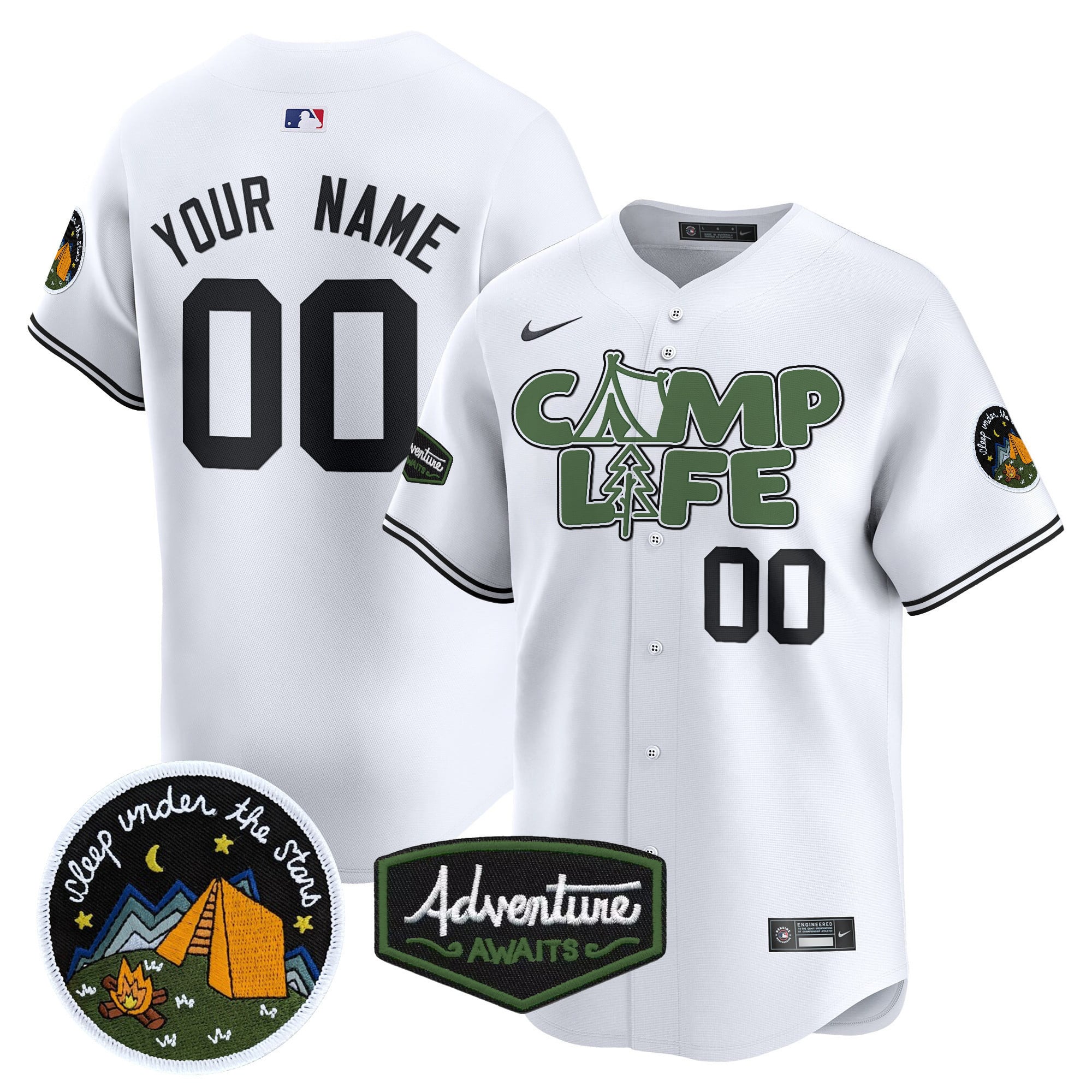 Camp Life Vapor Premier Limited Custom Jersey - All Stitched