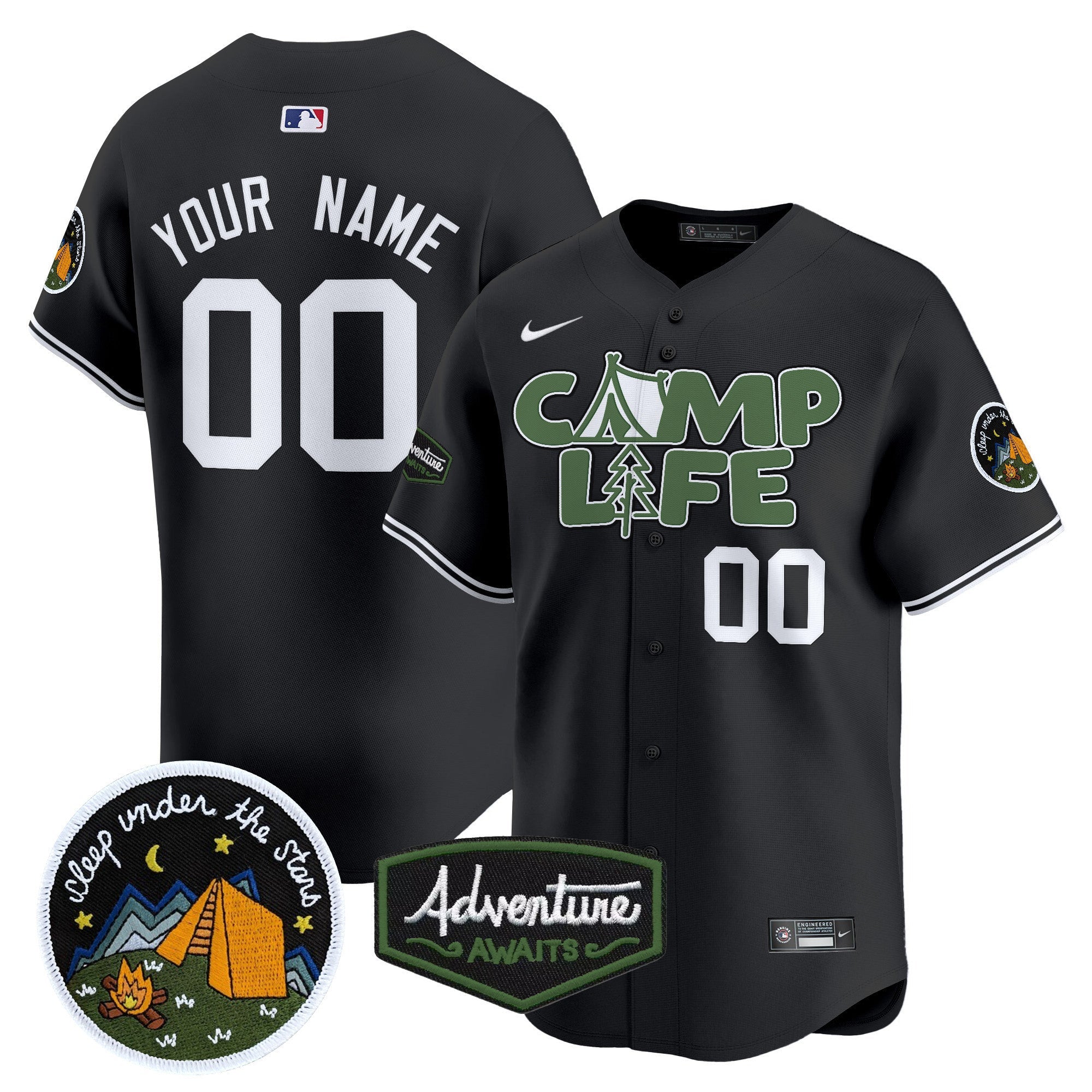 Camp Life Vapor Premier Limited Custom Jersey - All Stitched