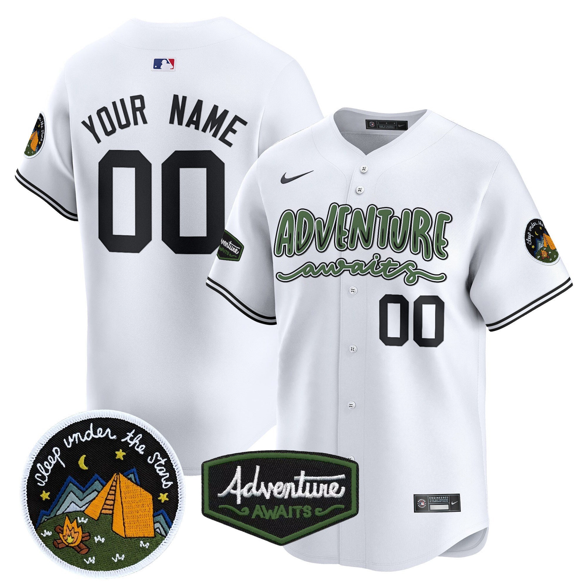 Adventure Awaits Vapor Premier Limited Custom Jersey - All Stitched