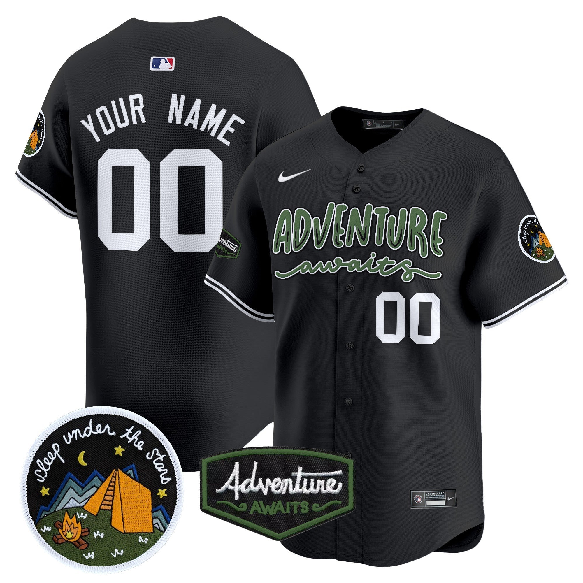 Adventure Awaits Vapor Premier Limited Custom Jersey - All Stitched