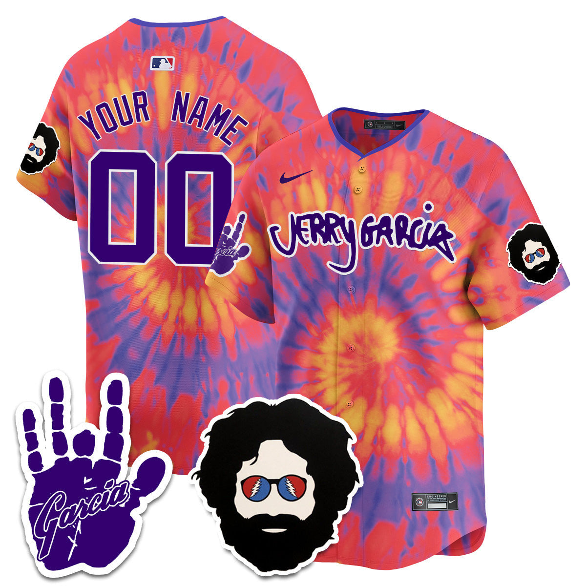 Custom Name - Men's Jerry Garcia Tribute Night Limited Jersey