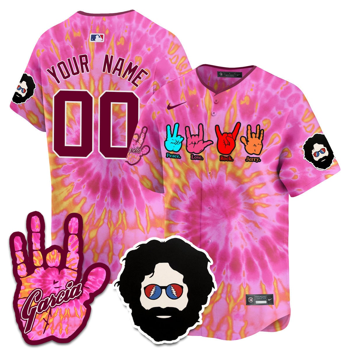 Custom Name - Men's Jerry Garcia Tribute Night Limited Jersey