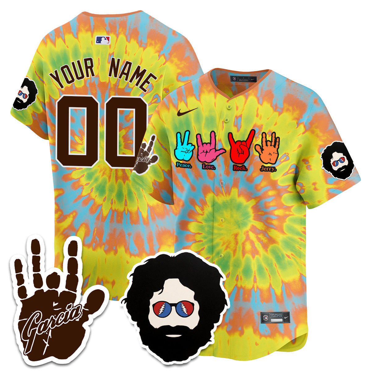 Custom Name - Men's Jerry Garcia Tribute Night Limited Jersey