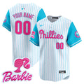 Custom Gender/Name Phillies Barbie Patch Vapor Premier Limited Jersey - All Stitched